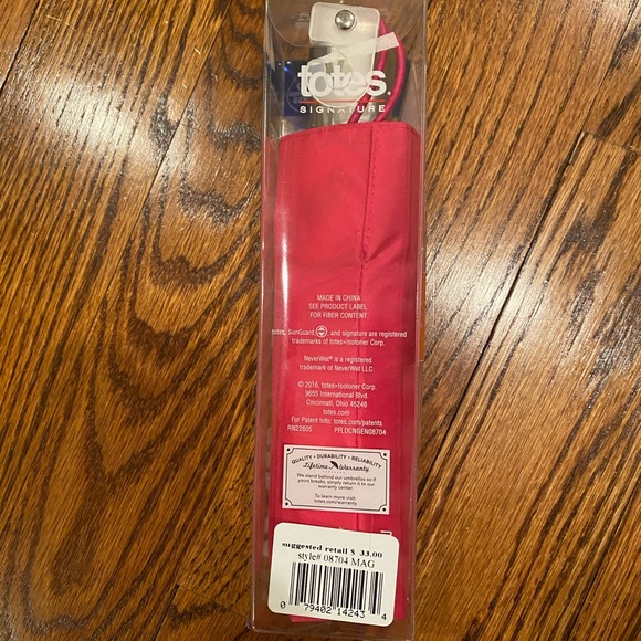NWT Totes Umbrella - Picture 5 of 5